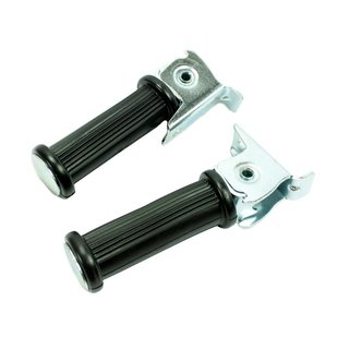 Fußrasten schwarz hinten für Simson S51 S50 S70 S53 KR51 Schwalbe Star Sperber Habicht Spatz Ur-Design