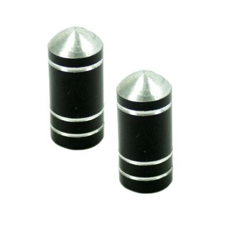 Paar Ventilkappen schwarz Tuning für Simson S51 S50 S70 S53 KR51 Schwalbe Star Sperber Habicht MZ ETZ TS ES 125 150 250 Ventil auch Auto Traktor LKW
