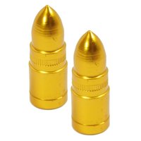 Paar Ventilkappen gold Projektil Tuning für Simson...