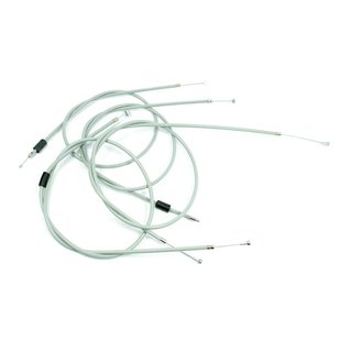 4 Bowdenzüge grau Simson S50 Bowdenzug Satz Teflon beschichtet Seilzüge Bowdenzug Kupplung Bremse Gas Choke