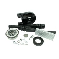 Kettenkit Simson Sr4-4 Habicht Bakelit Kettenkasten + 13Z...