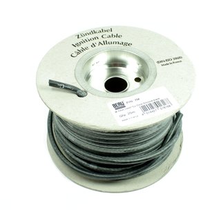 1m Beru Silikon Zündkabel Power Cable Ø 7,0/1,0 schwarz für Simson S51 S50 S70 S53 KR51 Schwalbe Star MZ ETZ TS ES 125 150 250 Kreidler NSU Zündung Kupfer