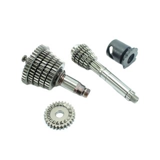 Spezial 5 Gang Getriebe (langer 1. Gang) für Simson S51 S70 S53 S53 KR51 Schwalbe SR50 SR80 SD50 Tuning Motor 5-Gang lang Gänge  mit 3-fach Verrastung der Schnurfeder