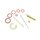 Vergaser Reparatur Set Düse 90 Nadel 3 Düsenstock 2,67 Messing Rundschieber IWL Berlin SR59