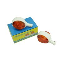 Paar Blinker weiß orange mit E-Zeichen Simson KR51...