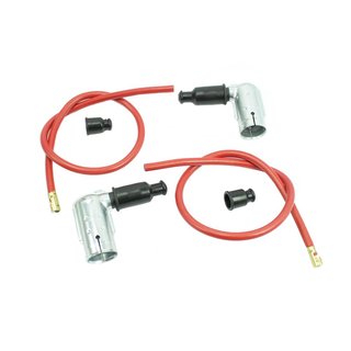 Zündkabel-Satz rot 1k Ohm Beru Zündkerzenstecker für BMW R75/5 R90S R100R