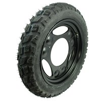 Komplettrad schwarz Winterreifen 12 Zoll pas. f. Simson...