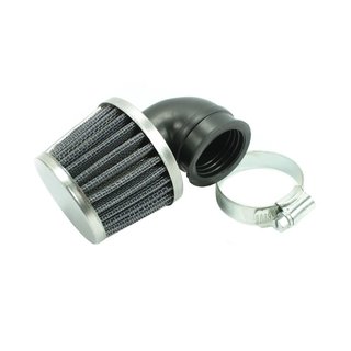 Luftfilter 90° gewinkelt schwarz für Simson S51 S50 S70 Schwalbe Star Sperber Habicht Duo Chrom und viele andere