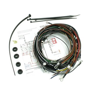 Simson S50 B1 Kabelbaum Schaltplan Lichtmaschine 6V Unterbrecher Zündung