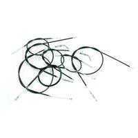 Set 7 Bowdenzüge Seilzüge schwarz Simson KR50...
