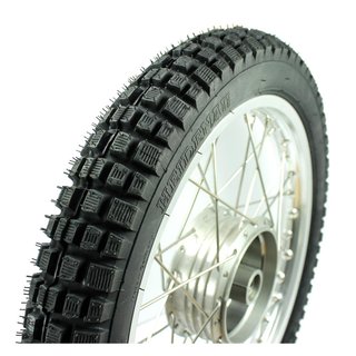 Rad Komplettrad Heidenau K46 Reifen Alufelge pas. f. Simson S51 S50 S53 KR51 Schwalbe Spatz Star Sperber Habicht