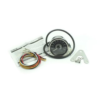 Elektronischer Tachometer Velona, verchromt 200km/h, 60mm universal z.B. für Honda CB350 450 750 Suzuki Yamaha Cafe Racer