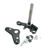 Set Lenkkopf Gabelführung oben + unten Schloss Satz Lenkung Telegabel Aufnahme schwarz Simson S51 S50 S70