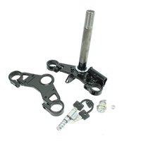 Set Lenkkopf Gabelführung unten + Guss oben Schloss Satz Lenkung Telegabel Aufnahme schwarz für Simson S51 S50 S70 