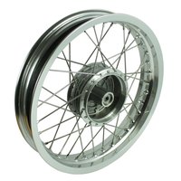 Speichenrad komplett mit Alufelge, Speichen verchromt...