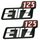 2 Klebefolie Kleber Seitendeckel Batteriefach Deckel Luftfilter pas. f. MZ ETZ125 Patch
