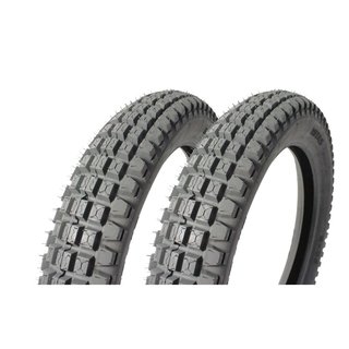 Paar Mitas Reifen E-05 4,00-19 76P TT pas. f. Ural Dnepr K750 MZ BMW EMW R35 BK350 Oldtimer Motorrad Gespanne