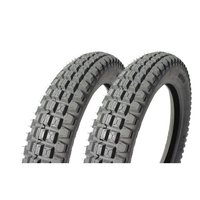Paar Mitas Reifen E-05 4,00-19 76P TT pas. f. Ural Dnepr...