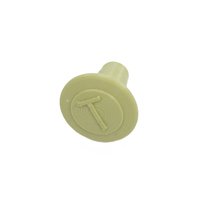 Tupfer Knopf mit "T" elfenbein für Simson...