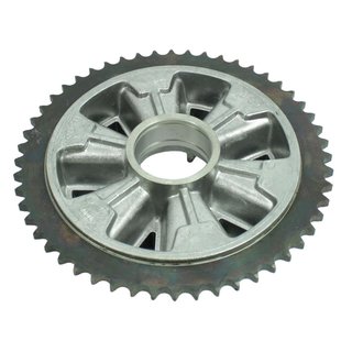 52Z Zahnkranz Kettenrad Ritzel hinten Mitnehmer für Jawa TS350 Twin Sport 12V, 350 Modelle 638 & 639 & 634 & 472 & 632, CZ350, CZ175 Sport & 175er Modelle 476 477 487 488.