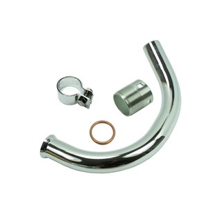 MZ ETZ 125 150 Auspuff-krümmer Klemm-schelle Krümmer chrom 35-mm Dichtung-en