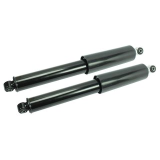 2 Federbeine hinten XL lang für Simson S51 S50 S70 S53 Schwalbe Star Sperber Habicht Duo 360/385mm (hinten) Höherlegung