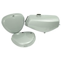 Lackset Tank + Seitendeckel silber für Simson S51...