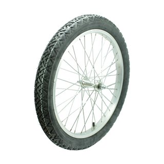 Komplettrad mit Alufelge 1,2x16, Speichen chrom Simson für Anhänger des S51 S50 KR51 Schwalbe Star Sperber Habicht auch pas. f. Mifa DDR Fahrrad