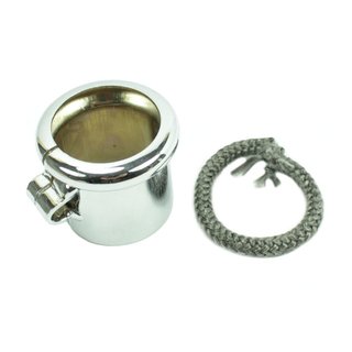 Klemmschelle mit Wulst + Dichtschnur 40mm Krümmer Auspuff für BK350 Simson AWO Sport Touren MZ ES250