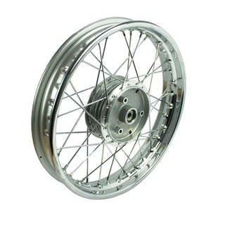Speichenrad komplett mit Stahlfelge + Speichen verchromt Tuning 2,15x16 pass f Simson S51 S50 S70 Sperber Schwalbe Star Duo