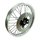 Vorderrad, Speichenrad 1,6x18 Zoll mit Bremsscheibe für MZ ETZ 250 150 125 251 301 polierte Alufelge vorn Rad mit Nabe schwarz Scheibenbremse 