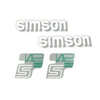 Simson Klebefolie Aufkleber Tank Seitendeckel Vape 3...