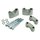 Set Lenker Auflagen oben + unten + Schrauben für Simson S51 S50 S70 S53 für 22mm Klemmen 