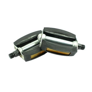 Pedalen Paar abgerundet mit Strahler für Simson SR2 SL1 SR1 SR2E SR4-1 Spatz DDR Fahrrad Möve Diamant Reflektor schwarz auch
