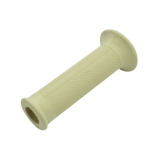 Simson Griffgummi links Gasgriff 20mm S51 S50 pas. f. MZ TS150 ETS150  beige elfenbein ohne Loch