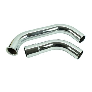Krümmer für Auspuff IWL TR150 Troll 35mm chrom