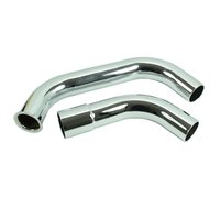 Krümmer für Auspuff IWL TR150 Troll 35mm chrom