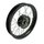 Felge 2,15x16 breit schwarz + Nabe mit Speichen Edelstahl für Simson S51 S50 S53 Spatz Star Star Sperber Habicht KR51 Schwalbe Duo