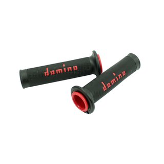 Domino Racing Griffgummis schwarz rot für Simson S51 S50 S53 SR50 MZ ETZ TS 125 150 250 Griffe Lenkergummis