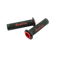 Domino Racing Griffgummis schwarz rot für Simson S51...