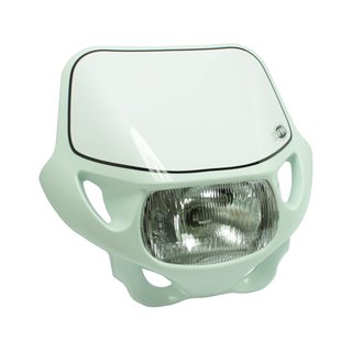 Acerbis Scheinwerfer Lampenmaske Tuning weiß pas. f. Simson S51 S51E S50 S70 S70E 50TS 50SC