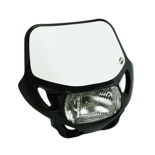 Acerbis Scheinwerfer Lampenmaske Tuning schwarz für Simson S51 S51E S50 S70 S70E 50TS 50SC