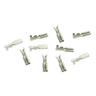 10 x Kabelschuhe Flachsteckhülsen 2,8x0,5 für Simson KR51 Schwalbe S51 S50 Star MZ ETZ TS ES ETS 125 150 250 251 Kabelbaum Kabel Bremslicht Taster 0,50-1,00