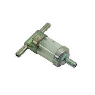 Benzinfilter mit Abgang O.M.G 6mm pas. für Simson Duo, universal