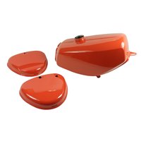 Lackset Tank + Seitendeckel rot Enduro für Simson...