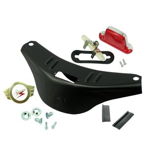 Lenkerschale + Emblem gold+ Parkleuchte Parklicht Standlicht Simson KR51 Schwalbe Star Sperber Habicht goldfarben eloxiert