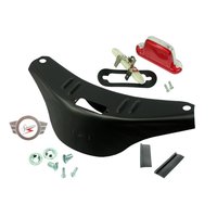 Lenkerschale + Emblem silber + Parkleuchte Parklicht Standlicht Simson KR51 Schwalbe Star Sperber Habicht silber eloxiert