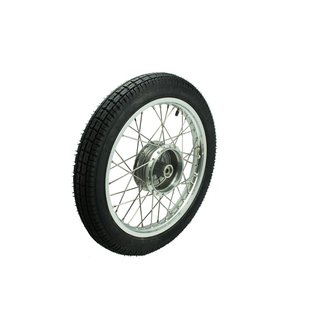 Rad Komplettrad Heidenau K35 Reifen Alufelge für Simson S51 S50 S53 KR51 Schwalbe Spatz Star Sperber Habicht Edelstahl Speichen