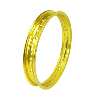 Felge breit 1,85x16 gold für Simson S51 S70 S53 KR51 Schwalbe S50 Star Sperber Habicht Spatz Duo Alufelge