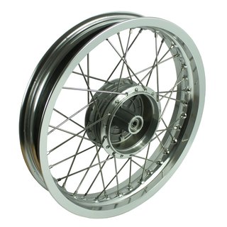 Speichenrad komplett mit Alufelge, Speichen Edelstahl Tuning 2,50x16 für Simson S51 S50 S70 Sperber Schwalbe Star Duo